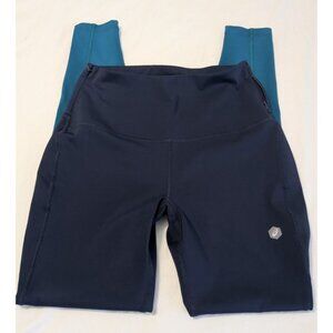 ASICS Women’s High Waist Blue Athletic Leggings Size M Workout Running Pants